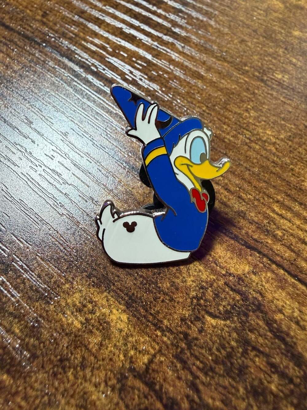 Disney Parks 2007 Hidden Mickey Series 2 Sorcerer Donald Duck Rubber Duckie Pin